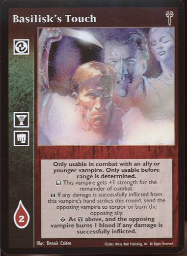 Basilisk's Touch [LoB set] - VTES CCG
