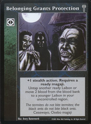 Belonging Grants Protection [LoB set] - VTES CCG
