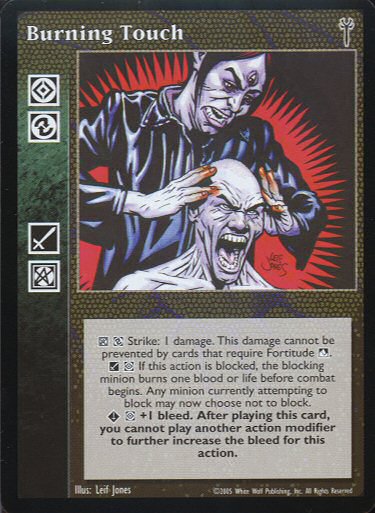 Burning Touch [LoB set] - VTES CCG