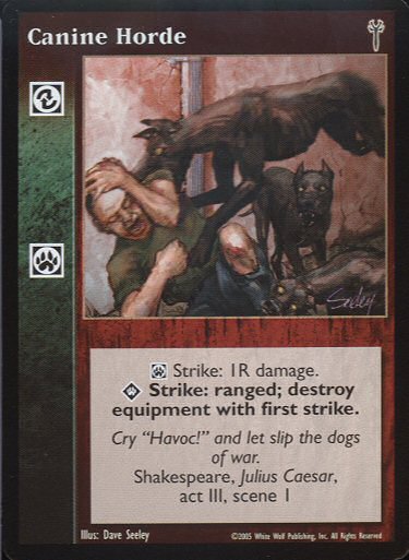 Canine Horde [LoB set] - VTES CCG