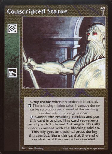 Conscripted Statue [LoB set] - VTES CCG