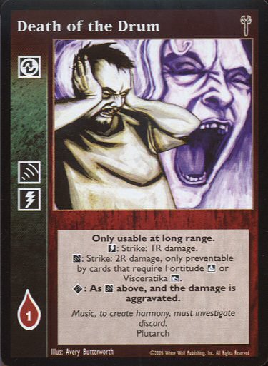Death of the Drum [LoB set] - VTES CCG