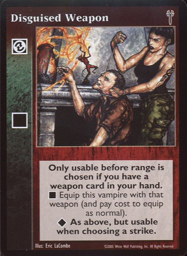 Disguised Weapon [LoB set] - VTES CCG