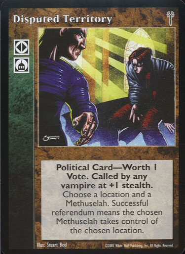 Disputed Territory [LoB set] - VTES CCG