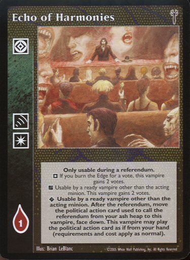 Echo of Harmonies [LoB set] - VTES CCG