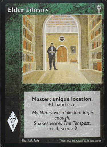 Elder Library [LoB set] - VTES CCG