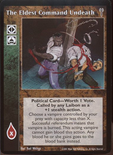 The Eldest Command Undeath [LoB set] - VTES CCG