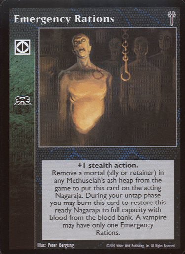 Emergency Rations [LoB set] - VTES CCG