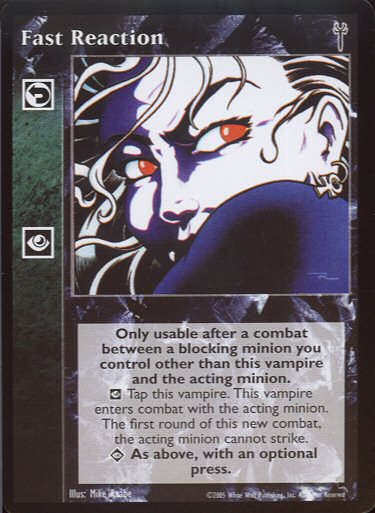 Fast Reaction [LoB set] - VTES CCG
