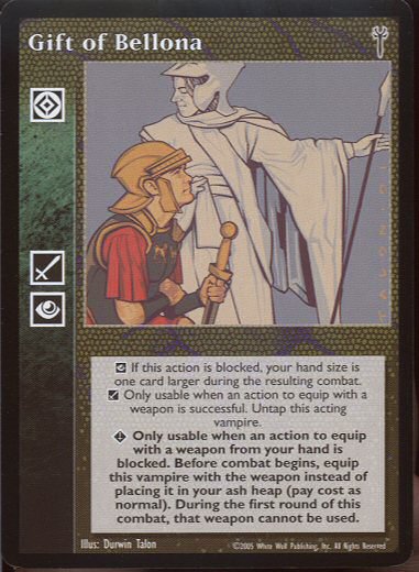Gift of Bellona [LoB set] - VTES CCG