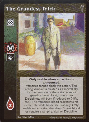 The Grandest Trick [LoB set] - VTES CCG