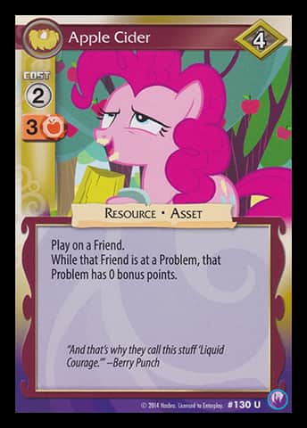 Apple Cider (V.1 - Uncommon) - Canterlot Nights - Anglais (EN) - OCCASION
