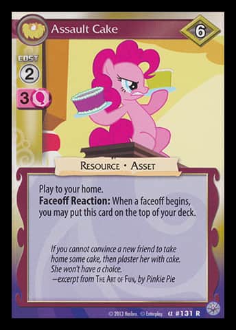Assault Cake (V.1 - Rare) - Premiere - Anglais (EN) - OCCASION