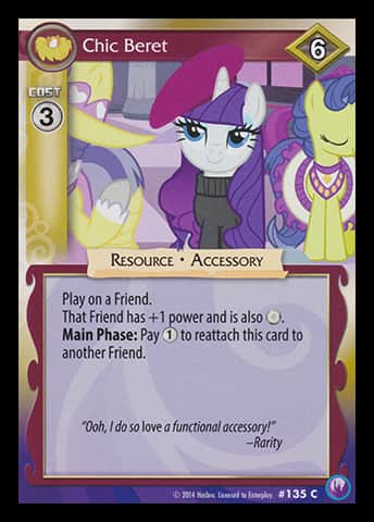 Chic Beret - Canterlot Nights - Anglais (EN) - OCCASION