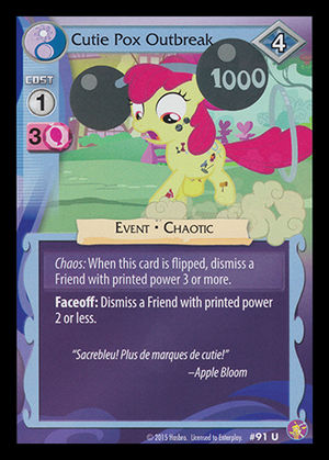 Cutie Pox Outbreak - Absolute Discord - Anglais (EN) - OCCASION