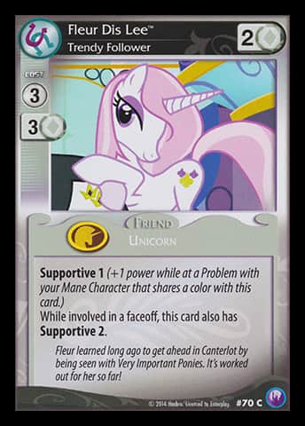 Fleur Dis Lee *Trendy Follower* - Canterlot Nights - Anglais (EN) - OCCASION
