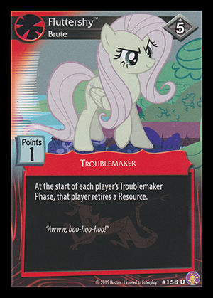 Fluttershy *Brute* (V.1 - Uncommon) - Absolute Discord - Anglais (EN) - OCCASION