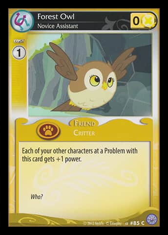 Forest Owl *Novice Assistant* - Premiere - Anglais (EN) - OCCASION
