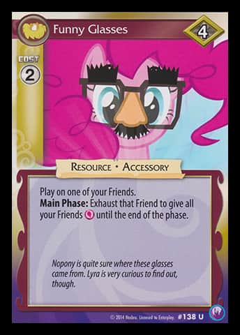Funny Glasses - Canterlot Nights - Anglais (EN) - OCCASION