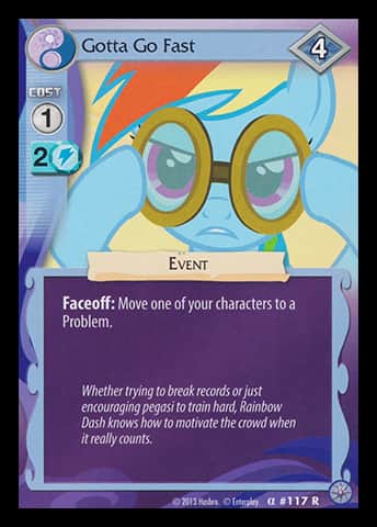 Gotta Go Fast (V.1 - Rare) - Premiere - Anglais (EN) - OCCASION