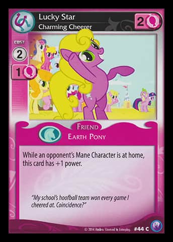 Lucky Star *Charming Cheerer* - Canterlot Nights - Anglais (EN) - OCCASION