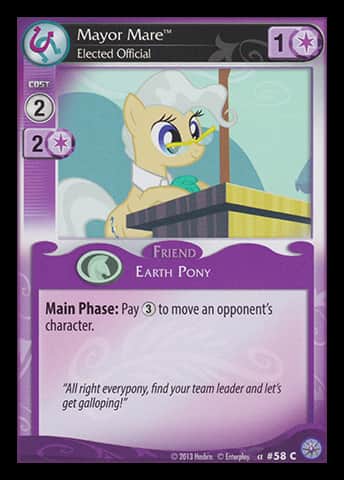 Mayor Mare *Elected Official* - Premiere - Anglais (EN) - OCCASION
