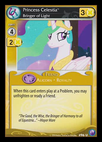 Princess Celestia *Bringer of Light* (V.1 - Uncommon) - Canterlot Nights - Anglais (EN) - OCCASION