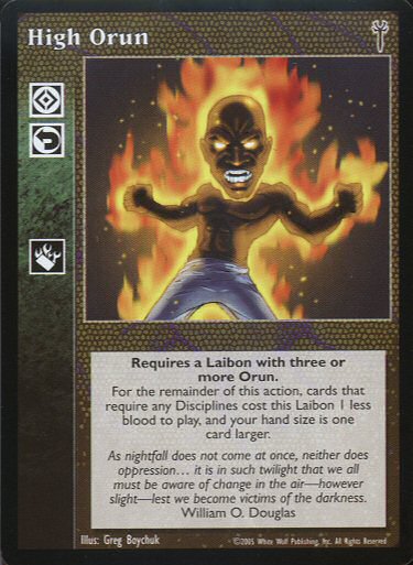 High Orun [LoB set] - VTES CCG