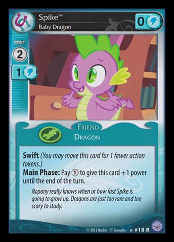 Spike *Baby Dragon* (V.1 - Rare) - Premiere - Anglais (EN) - OCCASION