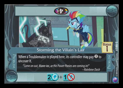Storming the Villain's Lair - Canterlot Nights - Anglais (EN) - OCCASION