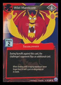 Wild Manticore - Premiere - Anglais (EN) - OCCASION