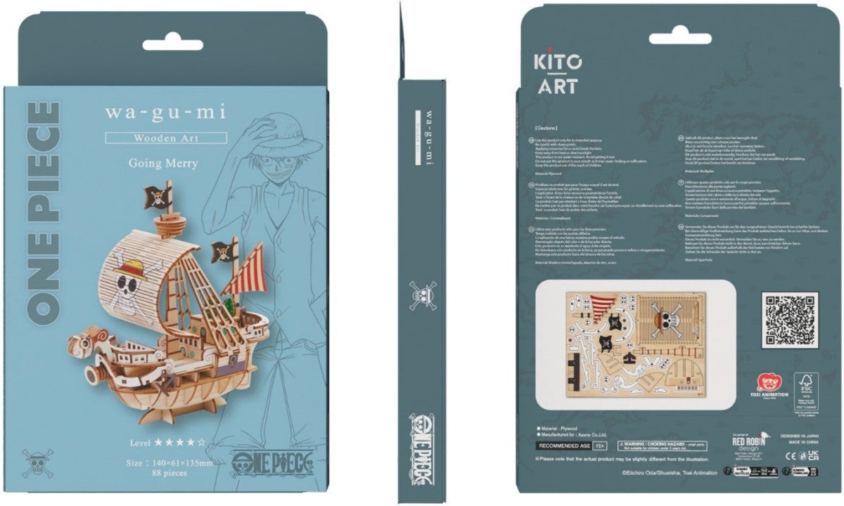 One Piece - Wa-Gu-Mi - Maquette en bois Going Merry - NEUF
