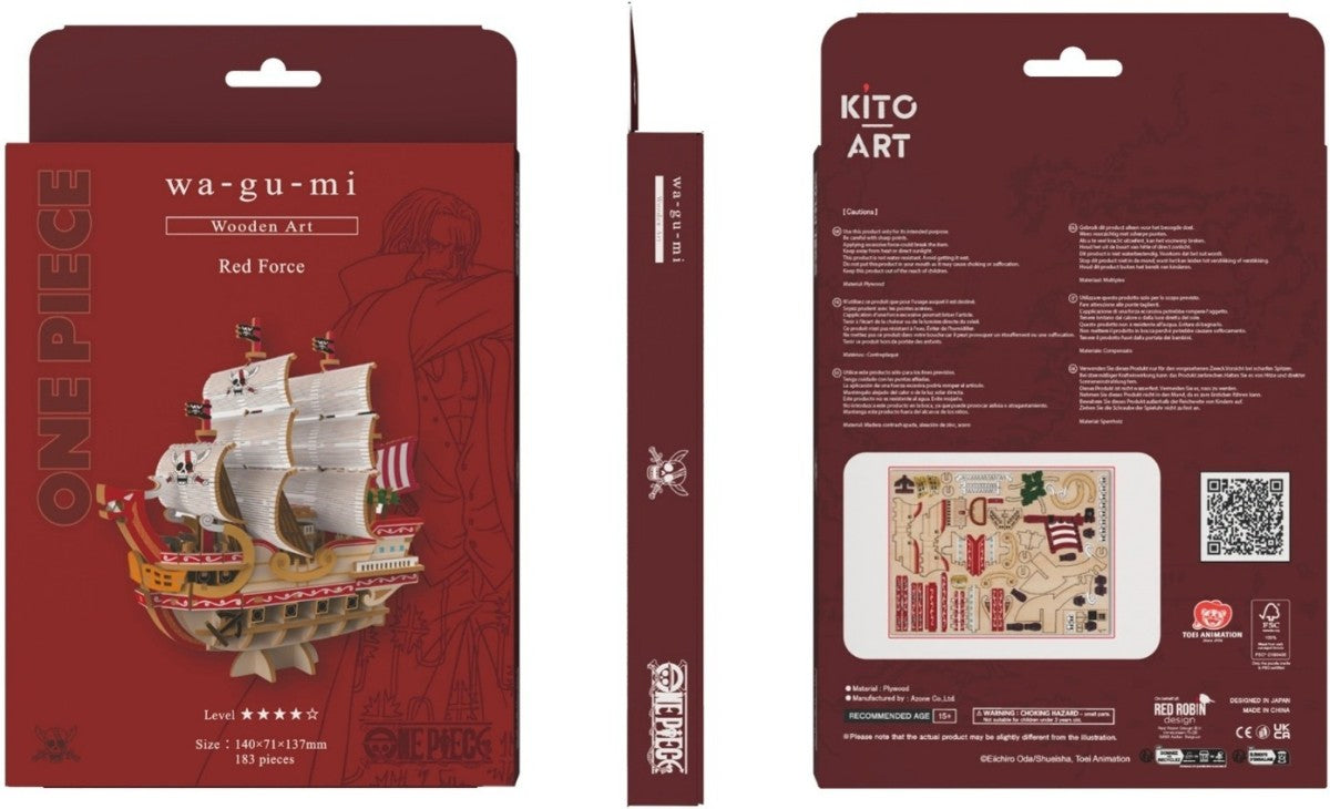 One Piece - Wa-Gu-Mi - Maquette en bois Red Force - NEUF