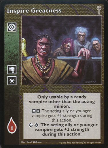 Inspire Greatness [LoB set] - VTES CCG