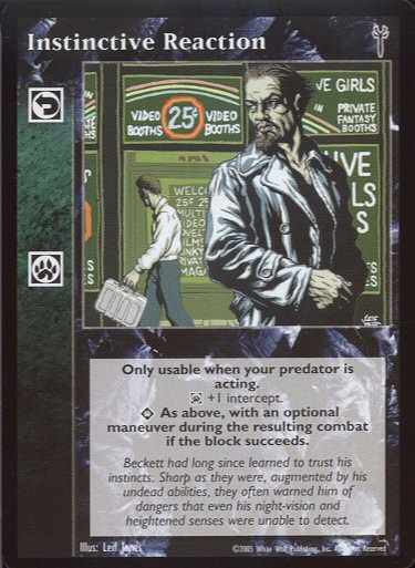 Instinctive Reaction [LoB set] - VTES CCG