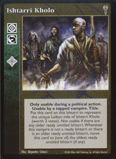 Ishtarri Kholo [LoB set] - VTES CCG