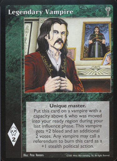 Legendary Vampire [LoB set] - VTES CCG