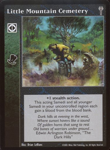 Little Mountain Cemetery [LoB set] - VTES CCG