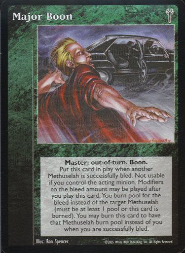 Major Boon [LoB set] - VTES CCG