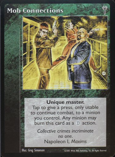 Mob Connections [LoB set] - VTES CCG
