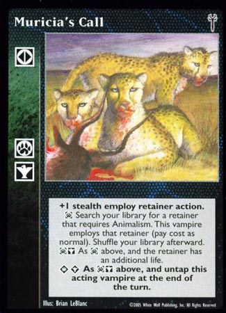 Muricia's Call [LoB set] - VTES CCG