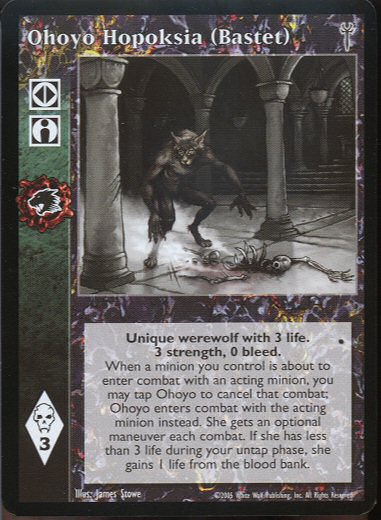 Ohoyo Hopoksia (Bastet) [LoB set] - VTES CCG