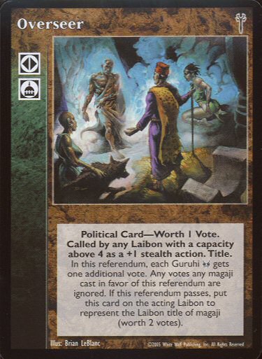 Overseer [LoB set] - VTES CCG