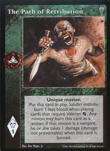 The Path of Retribution [LoB set] - VTES CCG