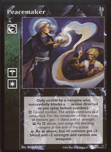 Peacemaker [LoB set] - VTES CCG