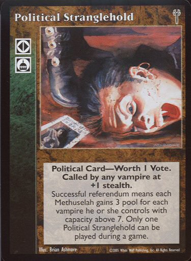 Political Stranglehold [LoB set] - VTES CCG