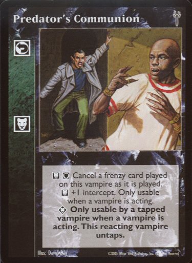Predator's Communion [LoB set] - VTES CCG