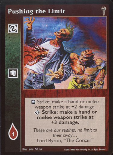 Pushing the Limit [LoB set] - VTES CCG
