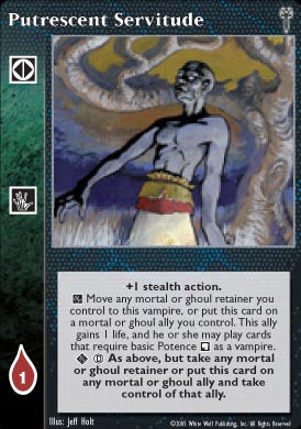 Putrescent Servitude [LoB set] - VTES CCG
