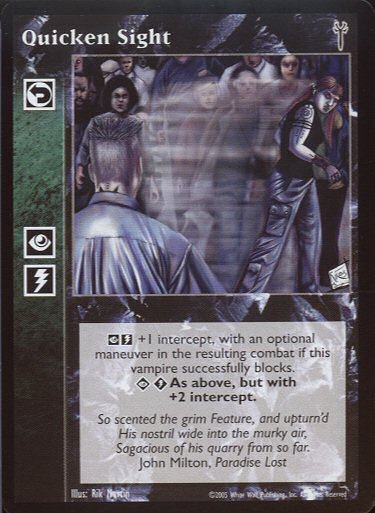 Quicken Sight [LoB set] - VTES CCG